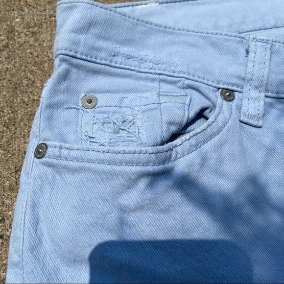 7 For All Mankind The Slim Cigarette Cloud Blue 31 - Picture 5 of 8